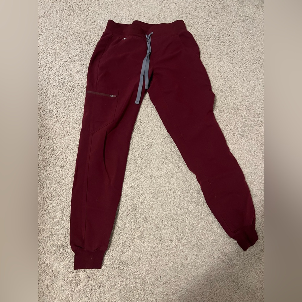 Burgundy Figs Zamora Jogger Pants
